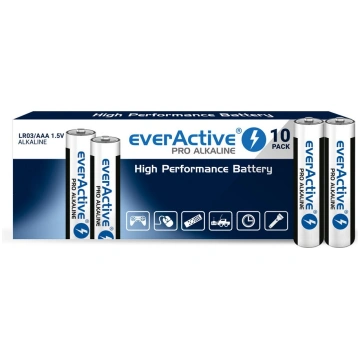 Sārma baterijas everActive Pro Alkaline LR03 AAA -
