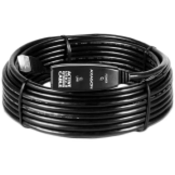 Active extension USB 2.0 A-M A-F cable, 10 m long.