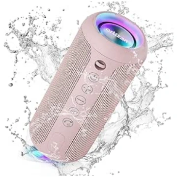 Ortizan Bluetooth Speaker, Bluetooth Box with LED 