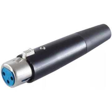 XLR savienotājs ShiverPeaks BS55025 melns korpuss 