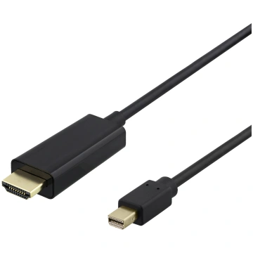 DELTACO mini DisplayPort līdz HDMI kabelis, 4k@30H