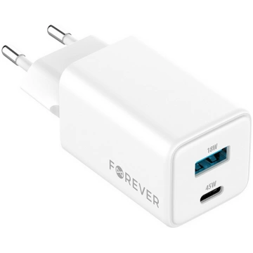 Forever TC-08-45AC GaN PD QC USB-C / USB Tīkla Lād
