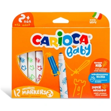 Flomasteri bērniem CARIOCA, 12 krāsas 200-10590