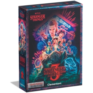 CLEMENTONI STRANGER THINGS S03 kompakta puzle, 100