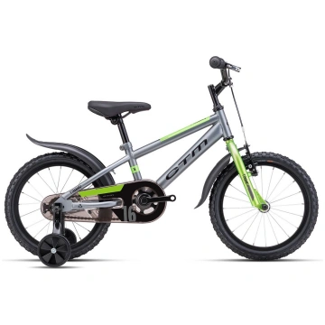Bērnu velosipēds CTM TOMMY | matt grey / lime