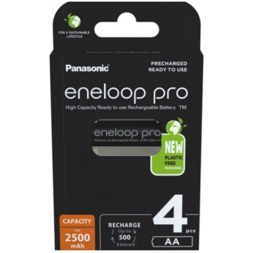 Uzlādējamas baterijas PANASONIC ENELOOP PRO AA 250