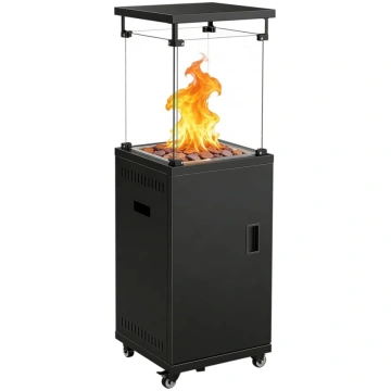 Sweetcrispy Heizstrahler Terrasse Gas 11 kW, Terra