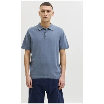Jack&Jones Vīriešu trikotāžas polo krekliņš ar īsā
