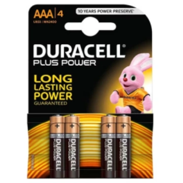 Baterijas Duracell AAA Alkaline 4-pack 50003941273