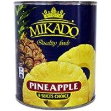 Ananasu riņķīši MIKADO, 820g/490g - 450-06394
