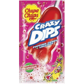 Konfektes ledenes crazy dips strawberry Chch 14g