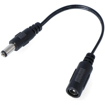Adapter socket DC 5.5 / 2.1 - plug DC 5.5 / 2.5 OE
