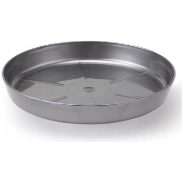 Ziedu podiņu turētājs sudraba krāsā 19,7 cm Plastm