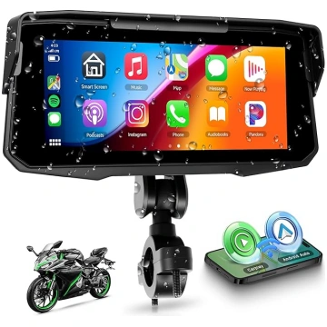Rimoody 6,86 collu motociklu pārnēsājamais Carplay