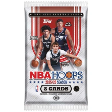 2025-26 Hoops Basketball Hobby Box Booster Topps