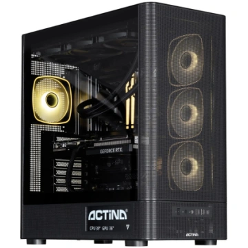 Dators Actina Midi Tower melns — AMD Ryzen 7 9850X