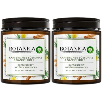 Air Wick „Botanica“ aromātiskā svece – „Sweet Gras