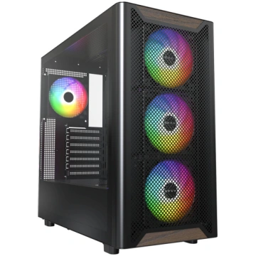 Montech XR Wood PC Case, Mid Tower, ARGB, Tempered
