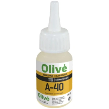 Olive Cianoakrilāts Superlīme A-40 caurspīdīga 50g