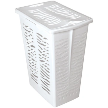 Veļas grozs 30L Zebra balts Branq