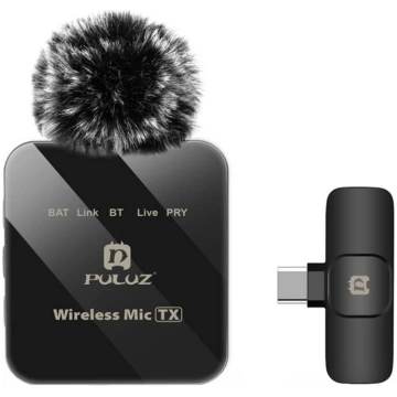 Wireless Lavalier Microphone PULUZ PU648B (USB-C)
