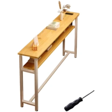 Narrow Hallway Table, Console Table with Mounting 