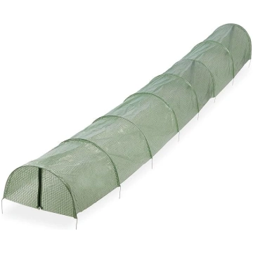 Relaxdays Polytunnel, 5 m garš, PE plēve ar rāvējs