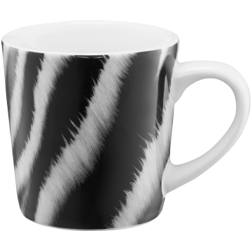 Krūzīte Ambition Animal Zebra, balta krās./melna k