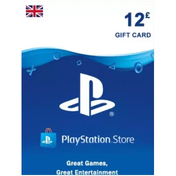 UK PSN 12 GBP Dāvanu Karte MISSING