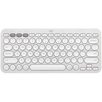 Logitech Pebble Keys 2 K380s, US, balta - Bezvadu 