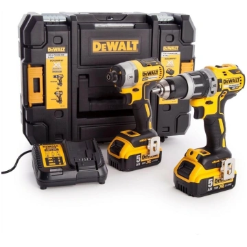 DEWALT COMBO KIT 18V (DCD796+DCF887) 2x5.0Ah DS150