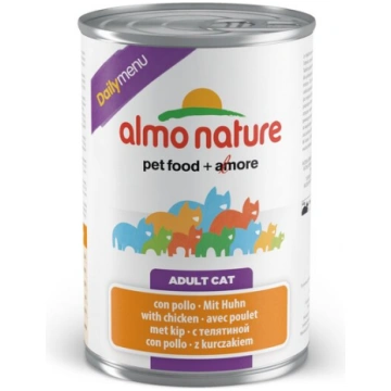Mīksta barība kaķiem ALMO NATURE ar vistu, 400g