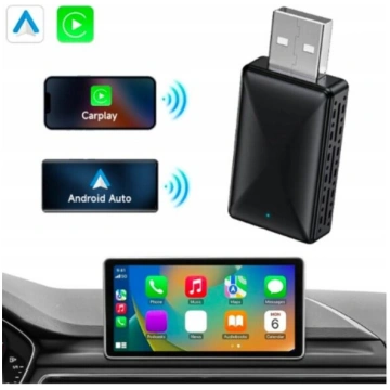 Bezvadu CarPlay adapteris USB Android Auto iPhone 