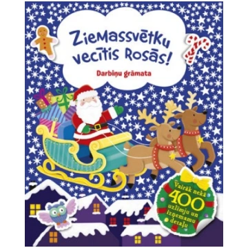 Ziemassvētku vecītis rosās! Darbiņu grāmata. Ar va