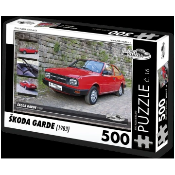 Puzzle Škoda Garde (1987) Retro cars