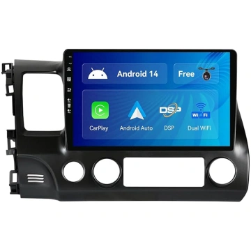 SXAUTO Android 12 IPS auto radio Honda Civic (2006