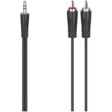 Audio kabelis Hama 00200720 1.5m 3.5mm 2 x RCA Mel