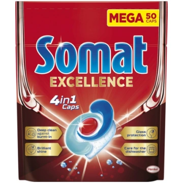 CAPS DISHWASHING SOMAT EXCELLENCE 50PCE 9000101807