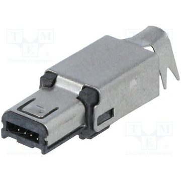 Connector: USB mini Hirose; plug; soldering; PIN: 
