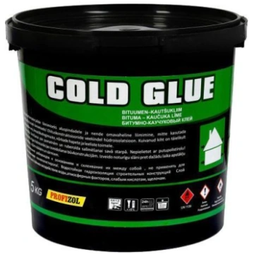 Bituma-kaučuka mastika-līme PROFIZOL COLDGLUE 3KG