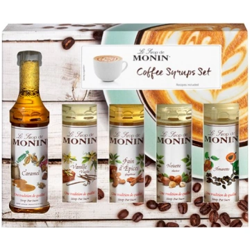 Monin sīrupu komplekts kafijai