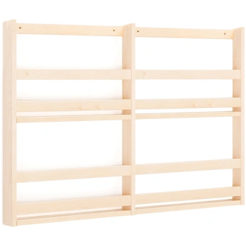 Grāmatu plaukts, 1200x70x800 mm, bērzs
