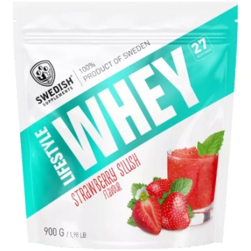 SWEDISH SUPPLEMENTS Lifestyle Whey Strawberry Slus