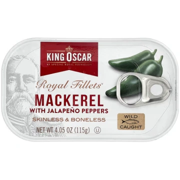 King Oscar, Royal Fillets™, Mackerel With Jalapeno