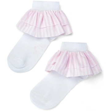 White Capri Ankle Socks Adee