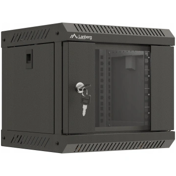 19" 9U 600X450 grey wall mount rack cabinet perfor