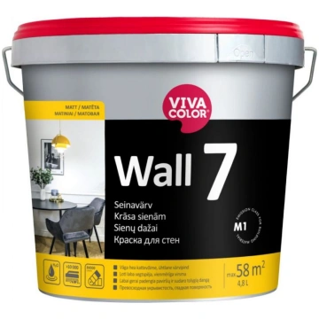 Vivacolor Wall 7 matēta krāsa sienām (C bāze)
