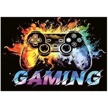 Chair protective mat gaming pattern 60 x 90 cm RC-