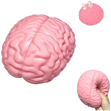 Jumbo Brain Squishy bumba, milzīga, lēni izplešamā