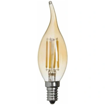 LED spuldze E14 4W C35L CANDLE RUSTIC 3000K Nav no